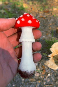 Image 2 of Red cap mushroom sculpture spoon 