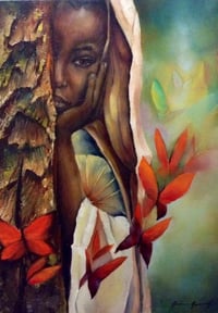 💥NEW.  “Wake of the Red Butterflies” / Canvas Print