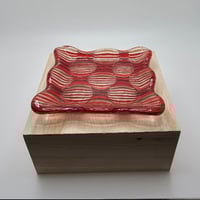 Image 3 of 6" Fused Glass Optics Dish