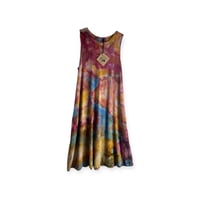 Image 1 of S Tank Pocket Dress in Bold and River Ice Dye