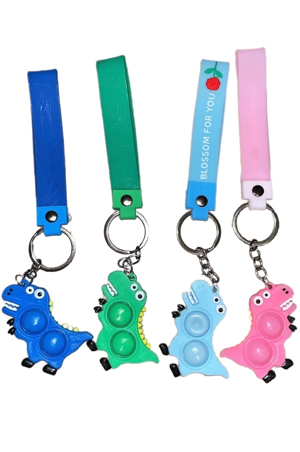 Image of Dinosaur pop It keychain 