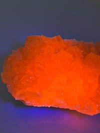 Image 4 of Golden Hunan Calcite UV Specimen | China #3080