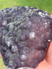 Image 8 of Purple Botryoidal Fluorite With Pyrite Specimen #1468