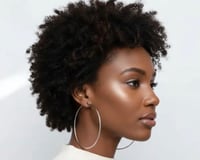 Image 4 of Silver Hoop Earrings