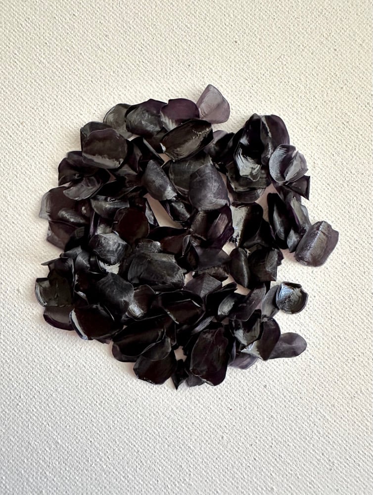 Image of Dyed fish scales - Black