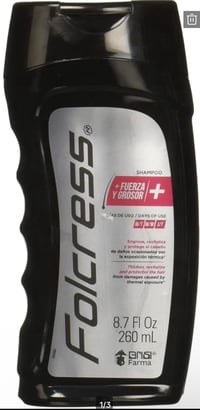 Image 4 of FOLCRESS SHAMPOO + STRENGTH AND THICKNESS