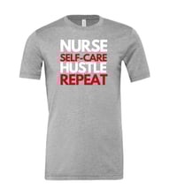 Image 2 of NURSE HUSTLE T-SHIRT