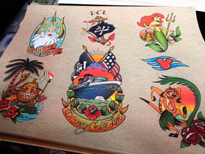 Image of Entire Disney Inspired Flash 40 Sheets 11x14” 