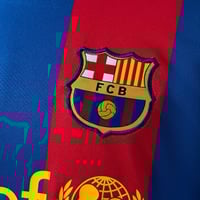 Image 4 of Barcelona 10/11 Retro Home Jersey