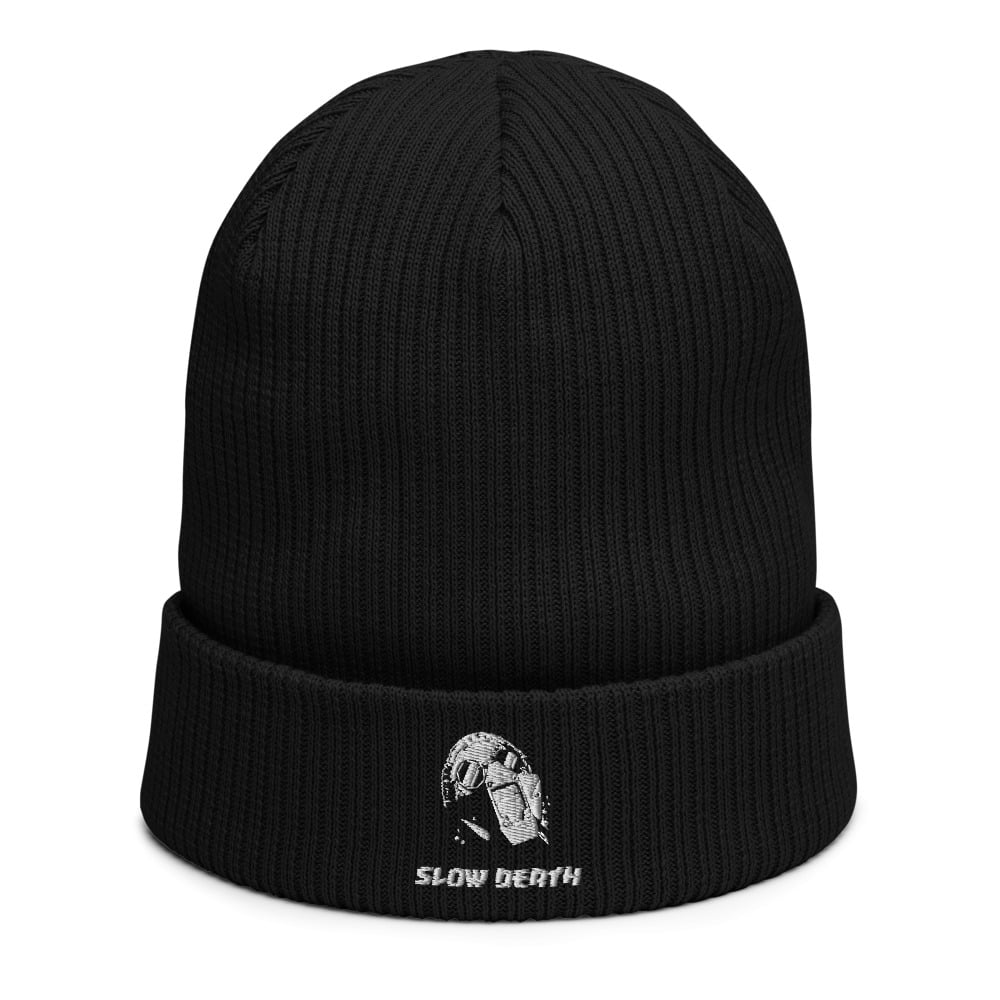 Image of Slow Death Organic ribbed beanie