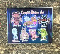 Cryptid sticker sheets