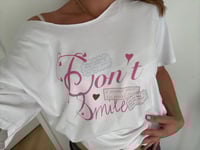 Image 1 of shirt - don’t smile  sabrina carpenter