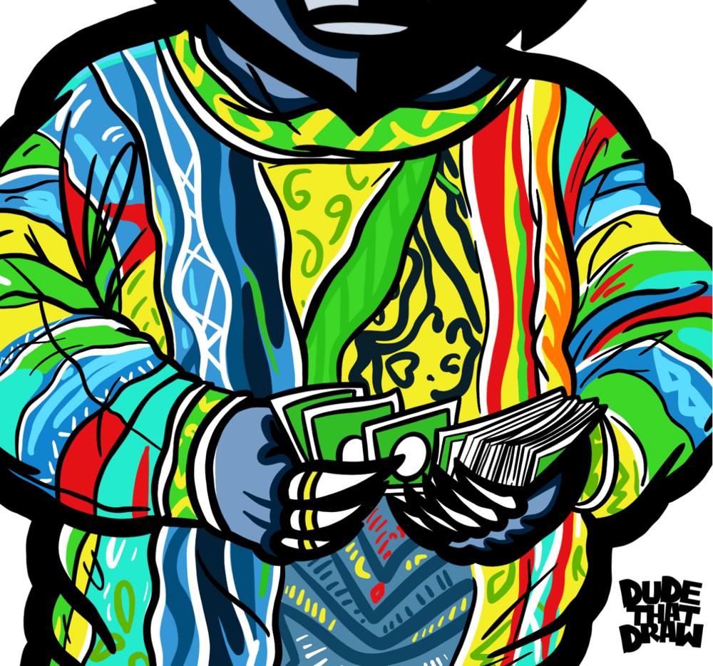 Notorious Grizz Print