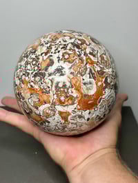 Image 3 of Large Money Agate Sphere Statement Piece #2853