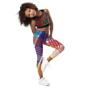 Image 2 of Kid's Leggings-Madras