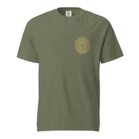 Image 2 of Gold Leaf Circle Heavyweight T-shirt