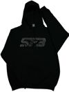 All Black SF3 Hoodie/Crewneck