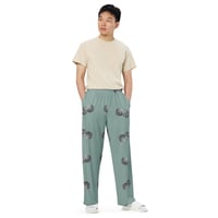 Image 3 of Drachmas All-over print unisex wide-leg pants