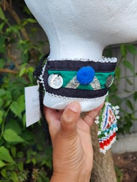 Image 2 of Fez choker pompom triangle