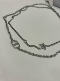 Image 2 of Silver cd necklace