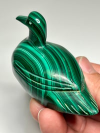 Image 11 of Malachite Duck Carving | #3030