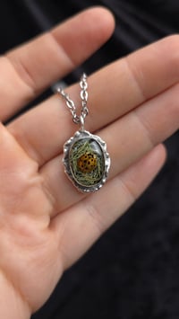 Image 1 of Ladybird pendant oval