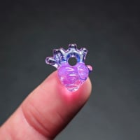 MINIATURE ANATOMICAL HEART PENDANT 7 PINK SLYME 