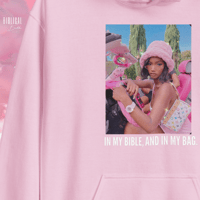 Image 3 of ‘In my Bible, and in my bag’  Graphic Hoodie