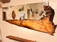 Image 1 of Broaderless Dift  Wood Mirror 