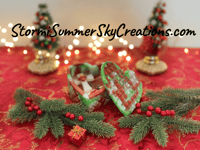 Heart shaped Christmas Prayer/Trinket Box