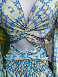 Image 6 of Stevie co ord set -BLUE and TURQUOISE 