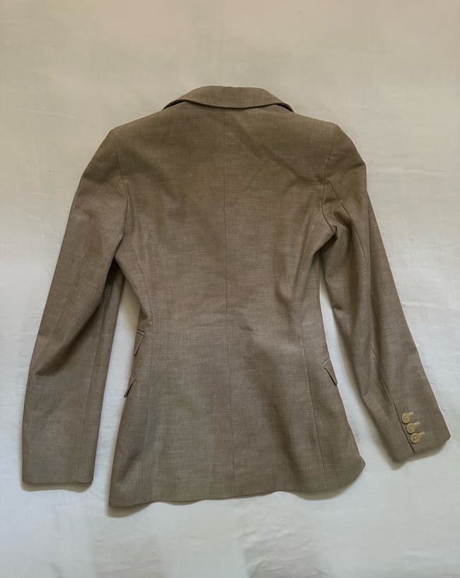 90s Versace linen blazer jacket