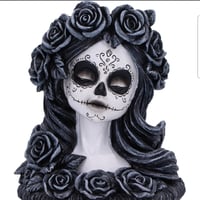 Image 3 of Flor de Muerte Tea Light Holder 10.5cm