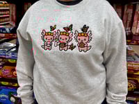 Image 1 of Axolotl de los Muertos- Dia de Los Muertos Embroidered Top