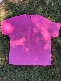 Image 2 of Very subtle pink on pink pussy print shirt (2XL)