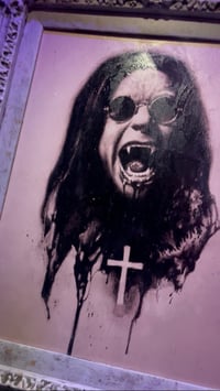 Image 3 of ‘PRINCE OF DARKNESS’ [ Unique Print - { 1/1 } ] Hand Embellished Museum Archival Print