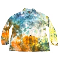 Image of XL Scrunched Long Sleeve Button Down