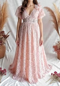 Image 1 of Photoshoot dress | Cassie | size M | lace | maternity  photo props