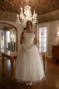 Image 2 of 1960s Bustle Dress