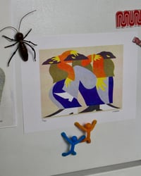 Image 2 of “PUSH N SHOVE” riso print