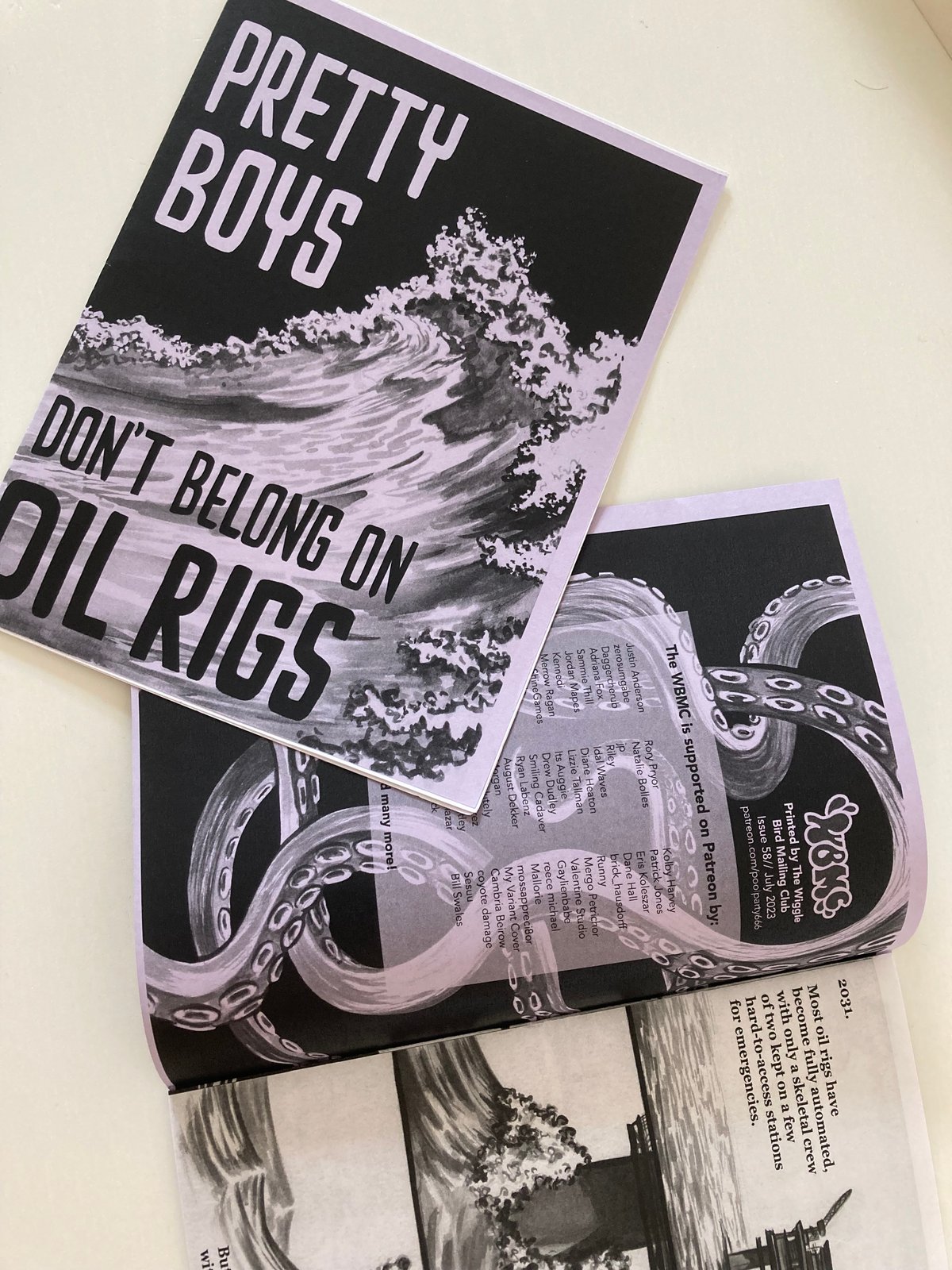 Image of Pretty Boys Don't Belong On Oil Rigs Comic