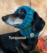 Image 8 of Chunky Dachshund Snood Ears Out