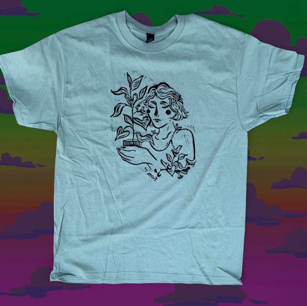 Image of MADE TO ORDER Plant Lady Hand-Printed Tee