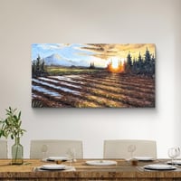 Image 1 of <h2>After the Storm </h2> Original Artwork <br />18 x 36 <br />Oil