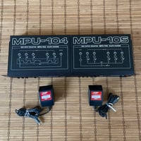 Image 2 of Roland MPU-104 & MPU-105 • MIDI Input & Output Selectors • 1980s made in Japan