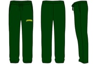 LocalHoops Ways Fleece Sweats - Storm Green/Lightning Yellow