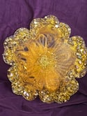 Golden Flower Decor Multi-use Tray