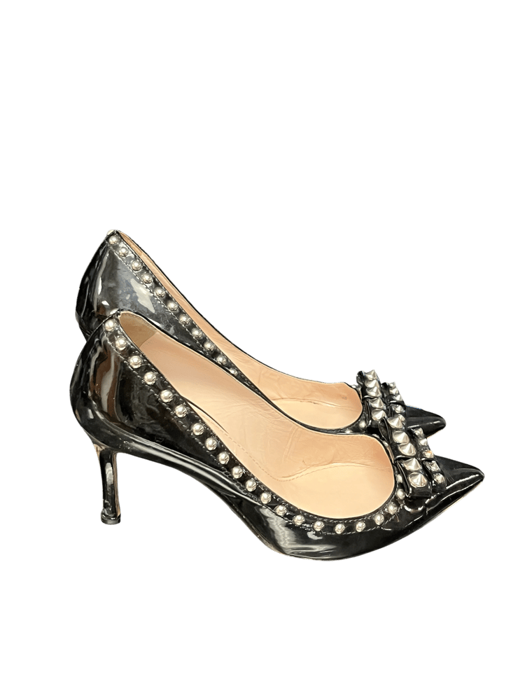 Image of Early 2000s Miu Miu Patent Leather Studded Heels