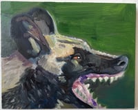 Wild Dog - Oil Painting