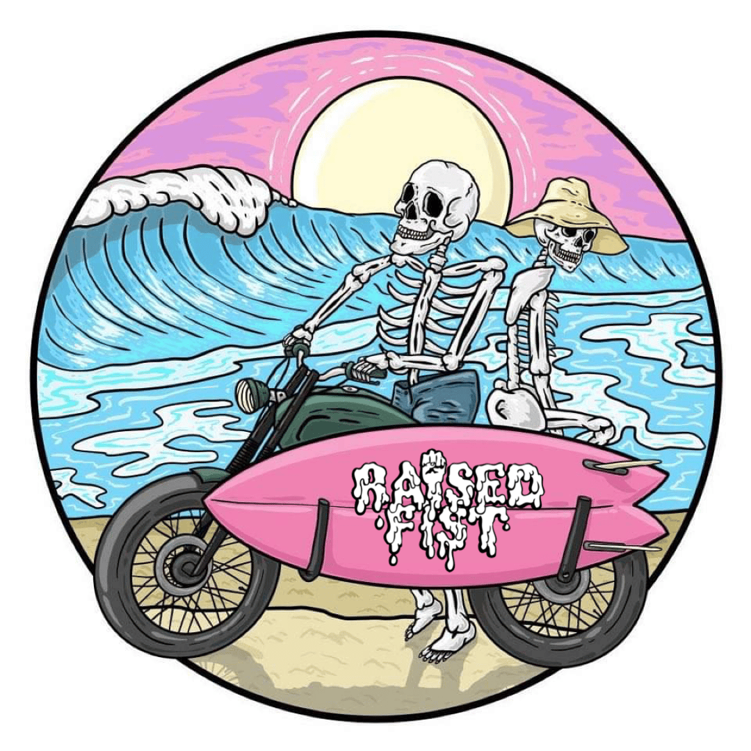 Image of Skull Series - Surf Biker Tee